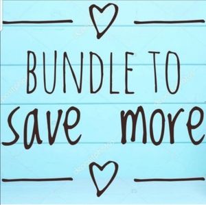 BUNDLE & SAVE EVEN MORE 25% 4 Items or more!!